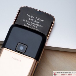 Nokia 8800 Vàng hồng đen trơn chính hãng 02