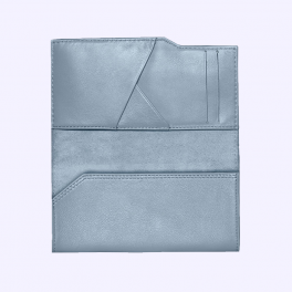 Bao da bê kiểu ví mềm màu xanh dương cho Vertu Aster 3